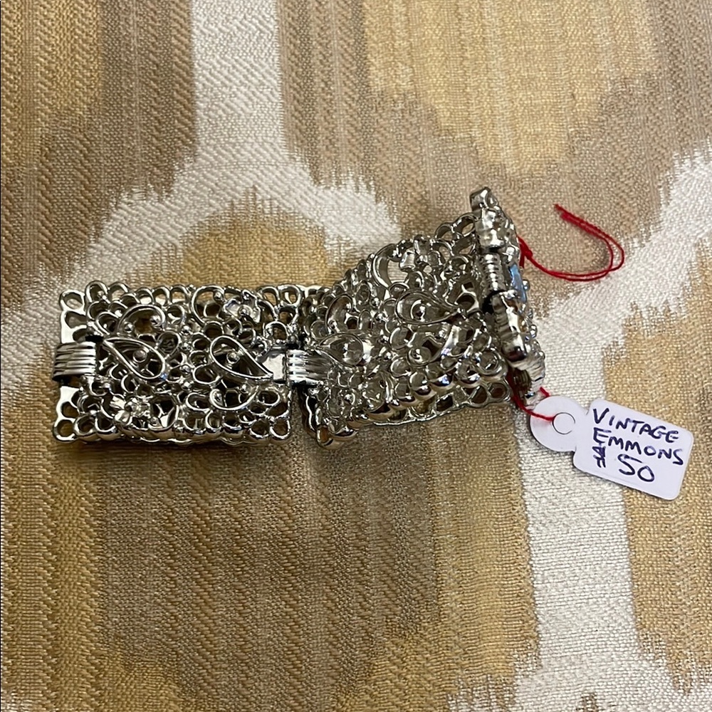 Silver toned Vintage Emmons Bracelet